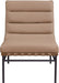 Burke Vegan Leather Accent Chair Natural - 416Tan