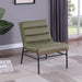 Burke Vegan Leather Accent Chair Olive - 416Olive