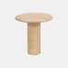 Concrete, 19" Minimalist Accent Table, Beige Kd - 19017-01