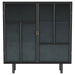 Dalia 2-door Accent Storage Cabinet with Shelving Black - 950385