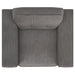 Deerhurst Upholstered Tufted Track Arm Accent Chair Charcoal - 509643