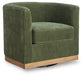 Jersonlow Forest Green Swivel Chair - A3000696