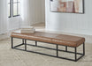 Joston Caramel Accent Bench - A3000693