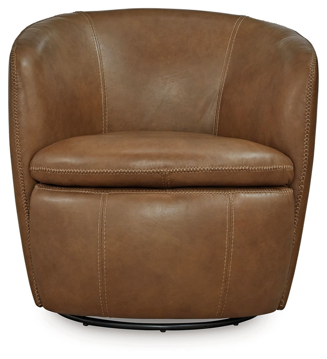 Kierreys Caramel Swivel Chair - A3000700