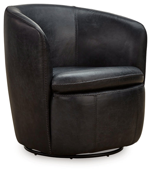 Kierreys Midnight Swivel Chair - A3000702