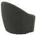 Leon Upholstered Accent Swivel Barrel Chair Hunter Green - 903075