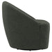 Leon Upholstered Accent Swivel Barrel Chair Hunter Green - 903075