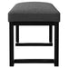 Mesa Upholstered Entryway Accent Bench Charcoal - 907516