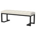 Mesa Upholstered Entryway Accent Bench Vanilla - 907514