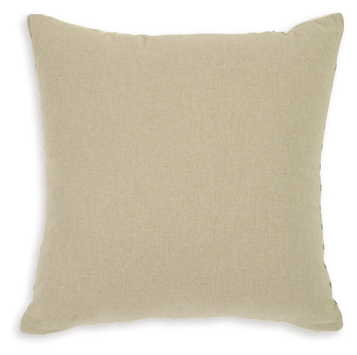 Rowton White/Green Pillow (Set of 4) - A1001072