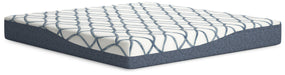 10 Inch Chime Elite 2.0 White/Blue King Mattress - M42541 - Vega Furniture