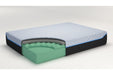 10 Inch Chime Elite White/Blue Full Memory Foam Mattress in a box - M67321 - Vega Furniture