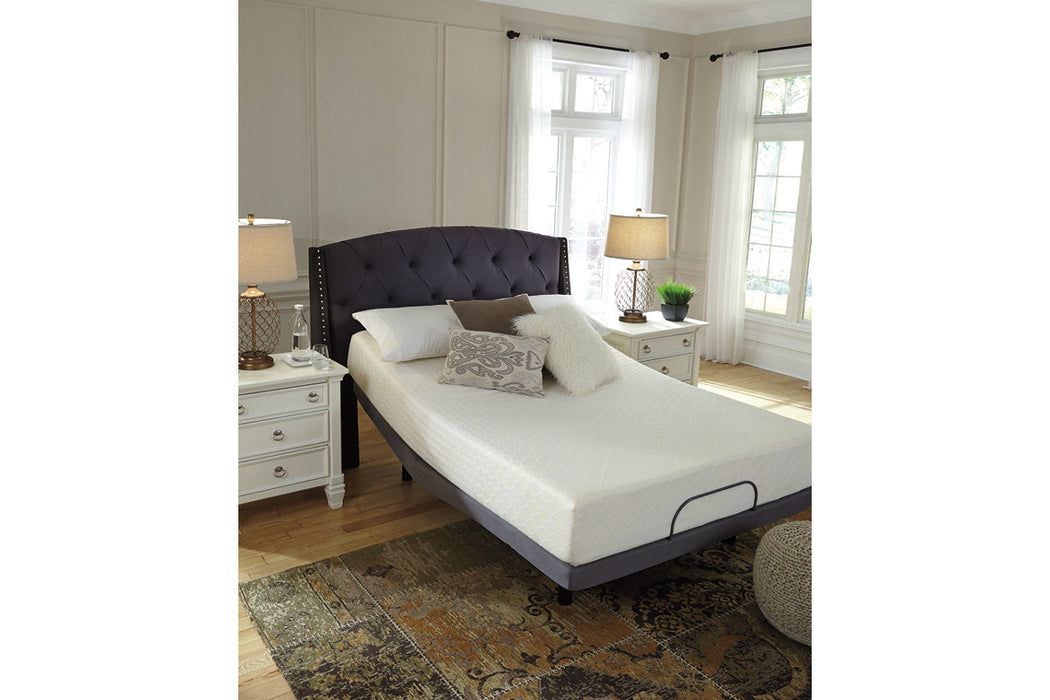 10 Inch Chime Memory Foam White King Mattress in a Box - M69941 - Vega Furniture