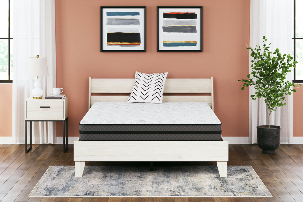 10 Inch Pocketed Hybrid White Queen Mattress - M58931 - Vega Furniture