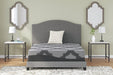 12 Inch Ashley Hybrid Gray King Mattress - M62841 - Vega Furniture