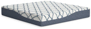 12 Inch Chime Elite 2.0 White/Blue King Mattress - M42641 - Vega Furniture