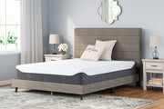 12 Inch Chime Elite White/Gray Queen Memory Foam Mattress in a box - M67431 - Vega Furniture