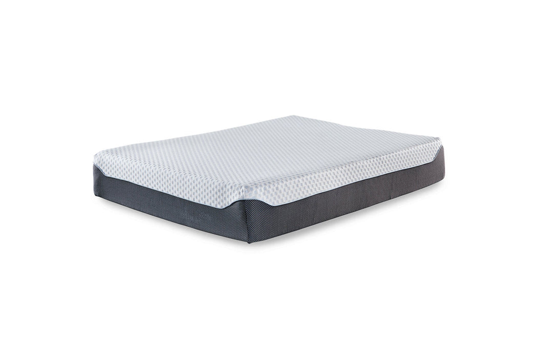 12 Inch Chime Elite White/Gray Twin Memory Foam Mattress in a box - M67411 - Vega Furniture