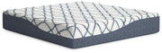 14 Inch Chime Elite 2.0 White/Blue King Mattress - M42741 - Vega Furniture