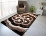 3D Shaggy Brown/Beige 5X7 Area Rug - 3D999-BRN-BEG-57 - Vega Furniture