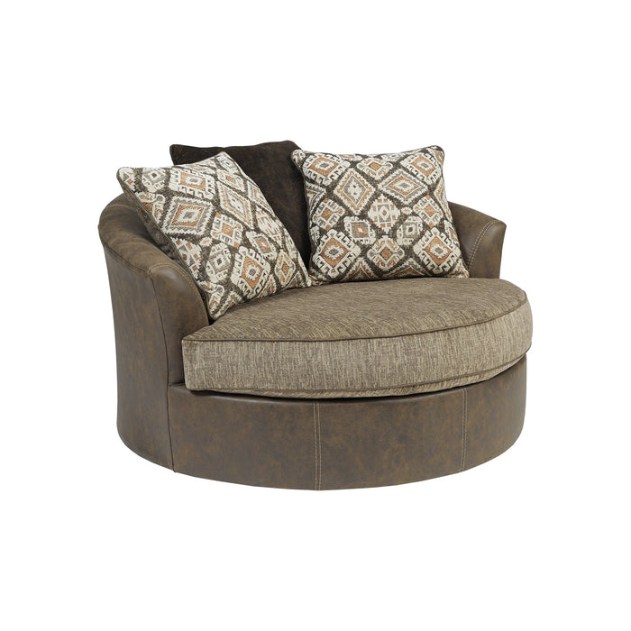 Abalone Chocolate RAF Sectional - SET | 9130217 | 9130234 | 9130266 - Vega Furniture