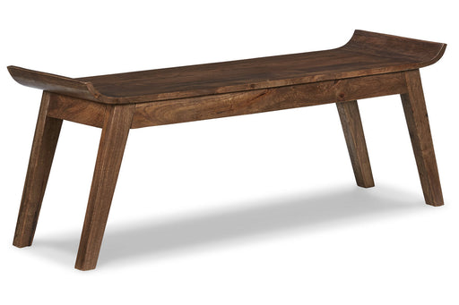 Abbianna Medium Brown Accent Bench - A3000629 - Vega Furniture