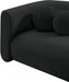 Abbington Boucle Fabric Chair Black - 113Black-C - Vega Furniture