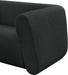 Abbington Boucle Fabric Chair Black - 113Black-C - Vega Furniture