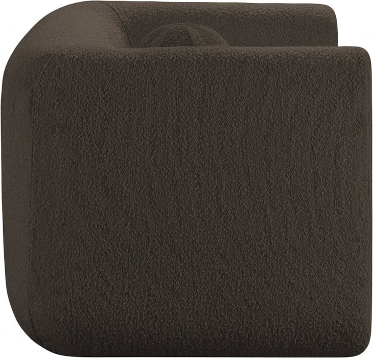 Abbington Boucle Fabric Chair Brown - 113Brown-C - Vega Furniture