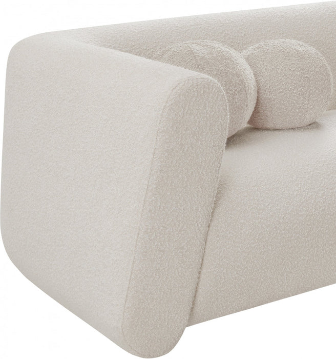 Abbington Boucle Fabric Chair Cream - 113Cream-C - Vega Furniture