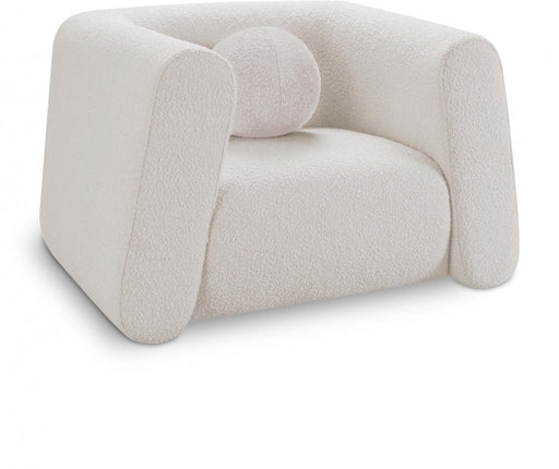 Abbington Boucle Fabric Chair Cream - 113Cream-C - Vega Furniture