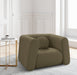 Abbington Boucle Fabric Chair Olive - 113Olive-C - Vega Furniture