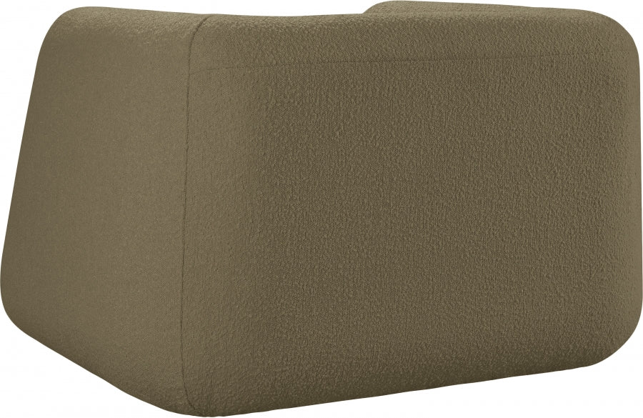 Abbington Boucle Fabric Chair Olive - 113Olive-C - Vega Furniture