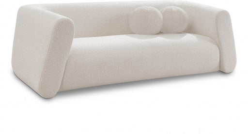 Abbington Boucle Fabric Sofa Cream - 113Cream-S - Vega Furniture