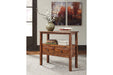 Abbonto Warm Brown Accent Table - T800-124 - Vega Furniture