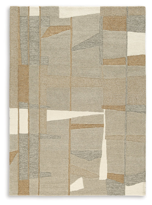 Abbotton Taupe/Gray/Caramel 8' x 10' Rug - R406331 - Vega Furniture