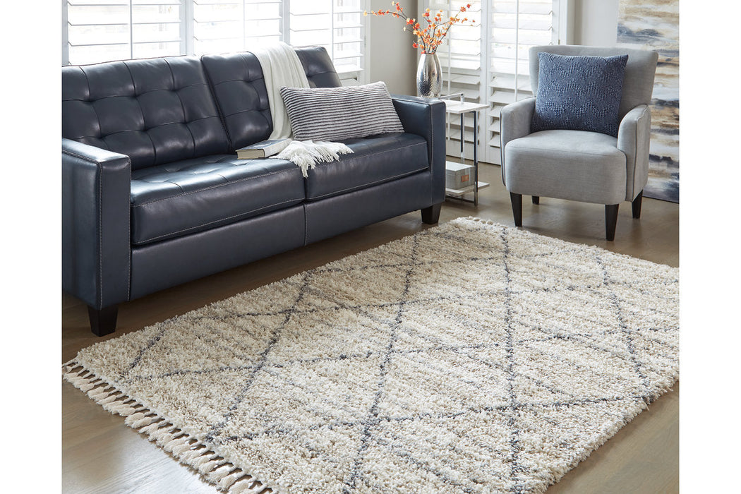 Abdalah Beige/Gray 5' x 7' Rug - R404622 - Vega Furniture