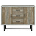 Abelardo Weathered Oak/Cement 3-Drawer Accent Cabinet - 953565 - Vega Furniture