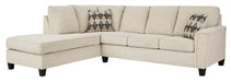 Abinger Natural LAF Sleeper Sectional - SET | 8390416 | 8390470 | 8390408 - Vega Furniture