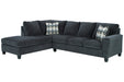 Abinger Smoke LAF Sectional - SET | 8390516 | 8390567 - Vega Furniture