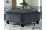 Abinger Smoke Oversized Accent Ottoman - 8390508 - Vega Furniture