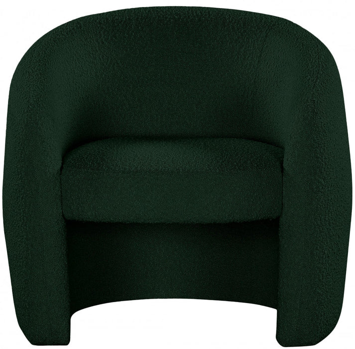 Acadia Green Boucle Fabric Accent Chair - 543Green - Vega Furniture