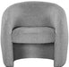 Acadia Grey Boucle Fabric Accent Chair - 543Grey - Vega Furniture