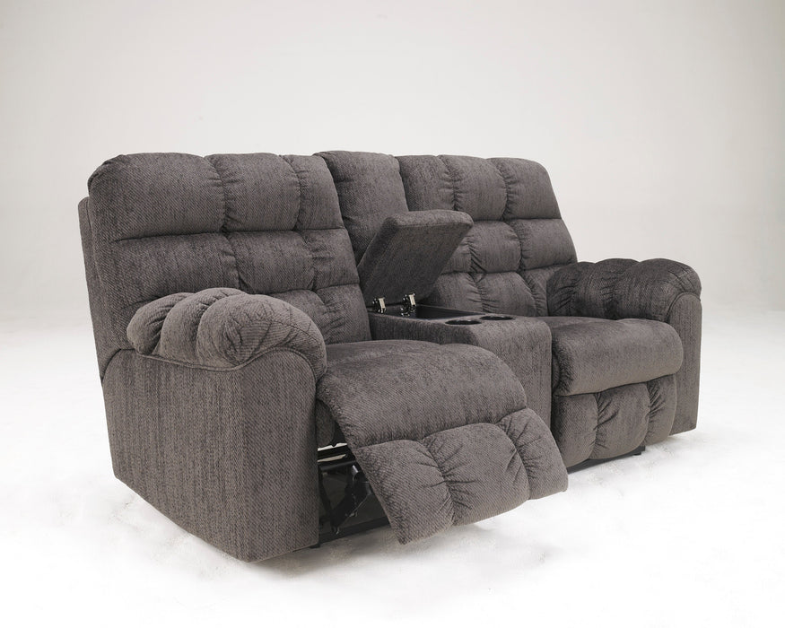 Acieona Slate Reclining Living Room Set - SET | 5830089 | 5830094 | 5830028 - Vega Furniture