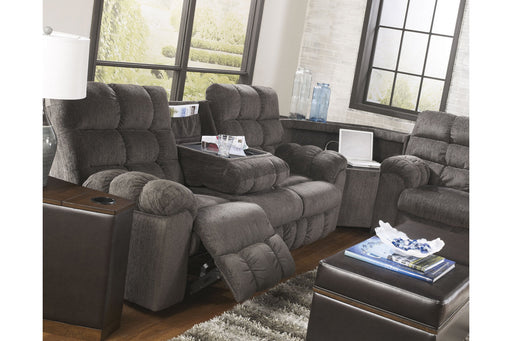 Acieona Slate Reclining Sofa with Drop Down Table - 5830089 - Vega Furniture