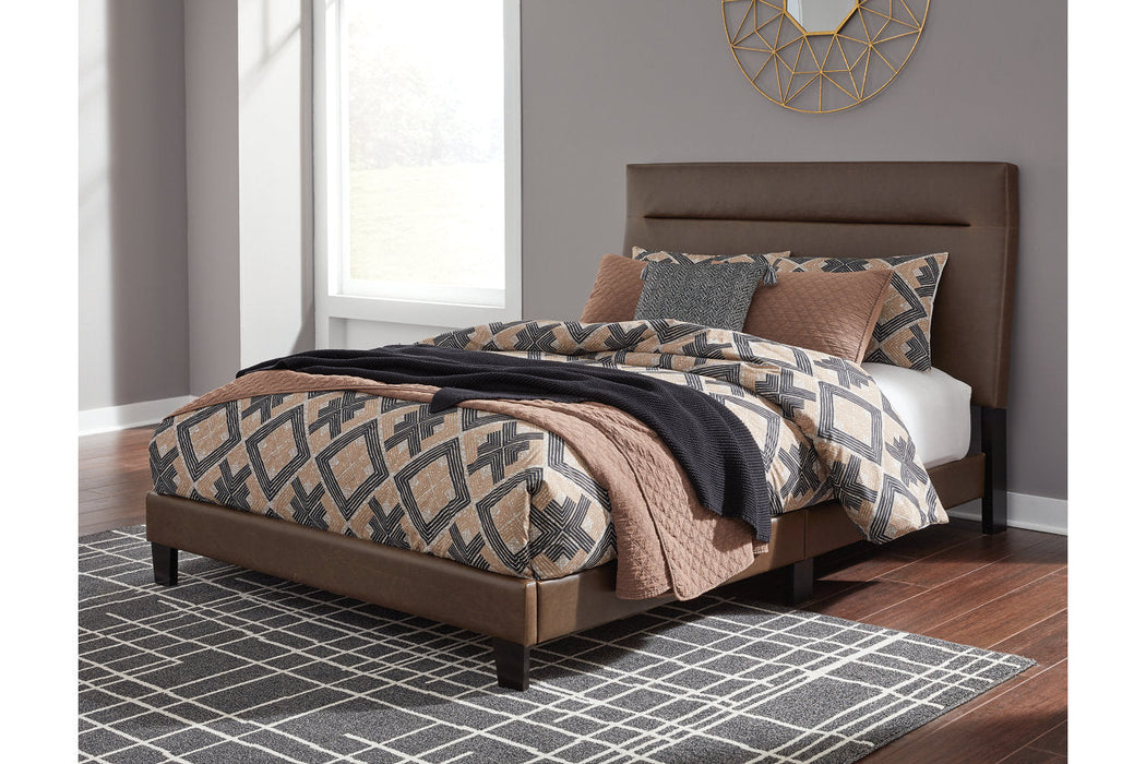 Adelloni Brown King Upholstered Bed - B080-482 - Vega Furniture