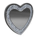 Aiko Silver Heart Shape Wall Mirror - 961535 - Vega Furniture