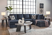 Albar Place Cobalt 2-Piece RAF Chaise Sectional - SET | 9530202 | 9530217 - Vega Furniture