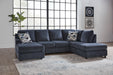 Albar Place Cobalt 2-Piece RAF Chaise Sectional - SET | 9530202 | 9530217 - Vega Furniture