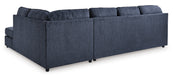 Albar Place Cobalt 2-Piece RAF Chaise Sectional - SET | 9530202 | 9530217 - Vega Furniture